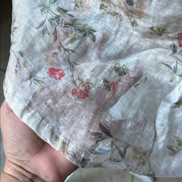 J. Jill Floral Tunic - Cream and Pink - Picture 6 of 8